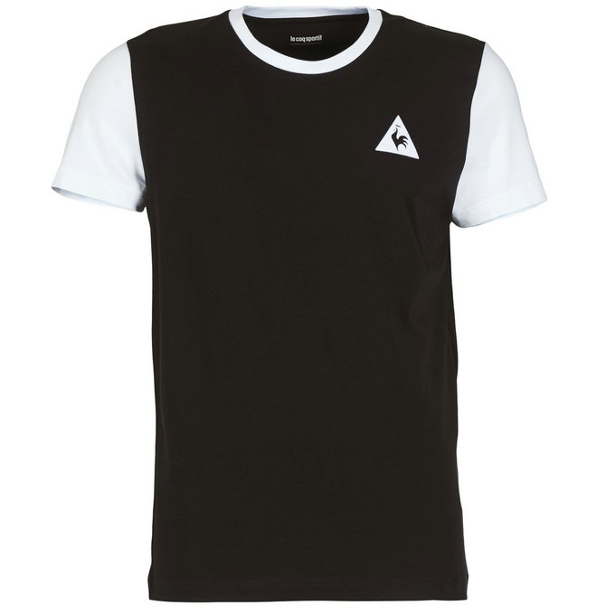 Le Coq Sportif Palavi T Noir - T-Shirts Manches Courtes Homme